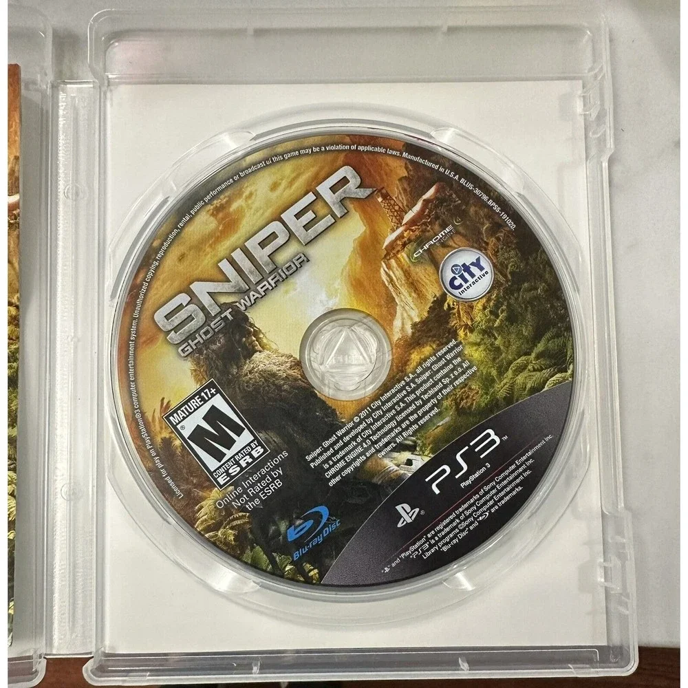 Sniper: Ghost Warrior Sony Playstation 3 PS3‎ Game Black Label